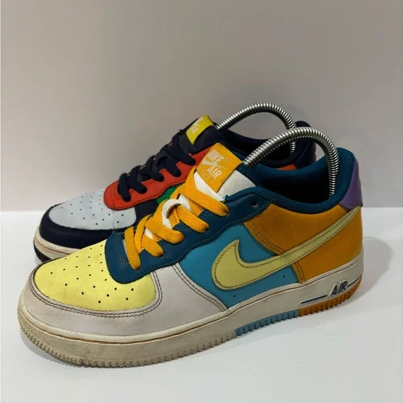 Nike Multicolor Air Force 1 Sneakers size 7 - Picture 3 of 9